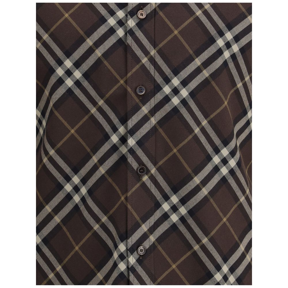Burberry Check Cotton Flannel Shirt