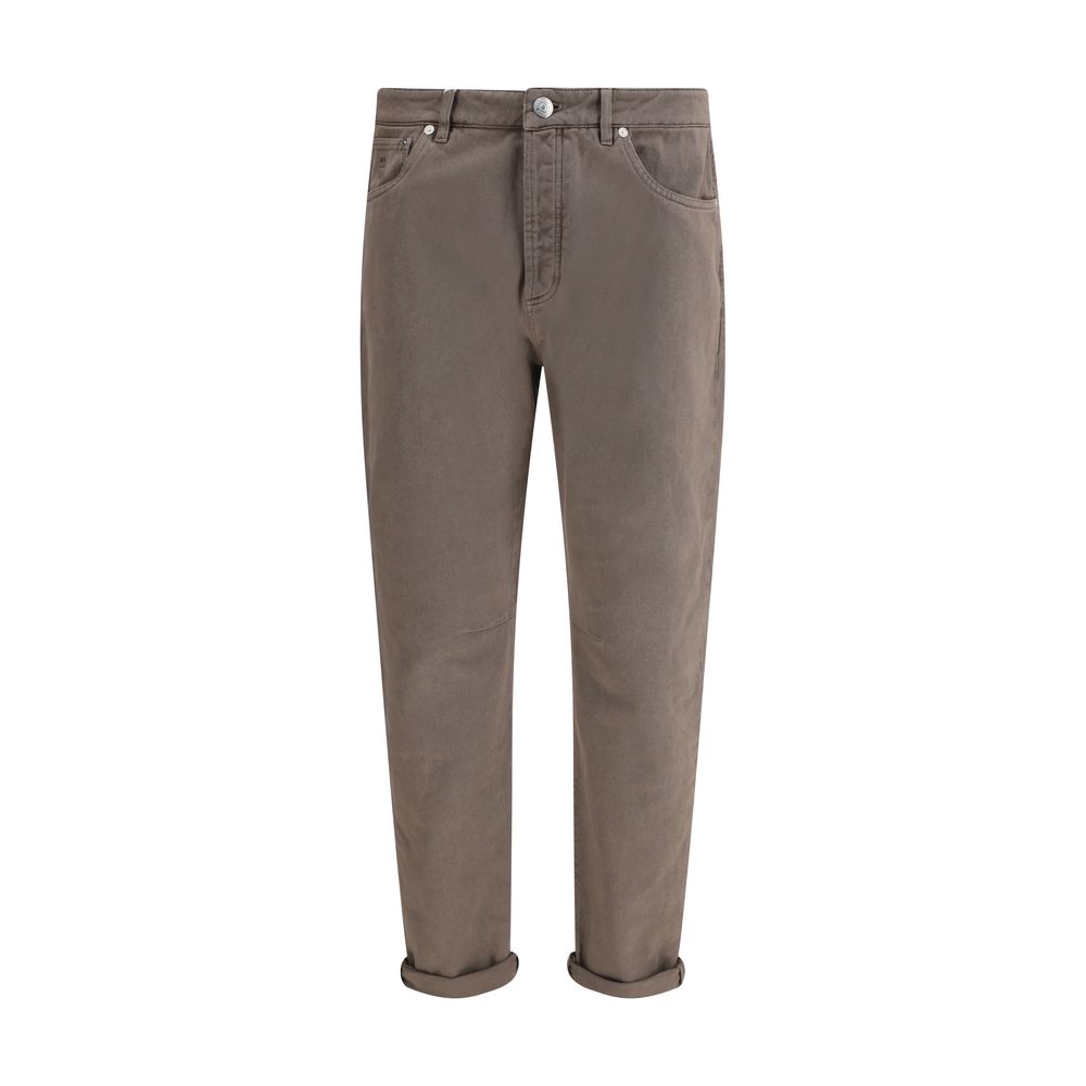 Brunello Cucinelli Dyed Denim Pants