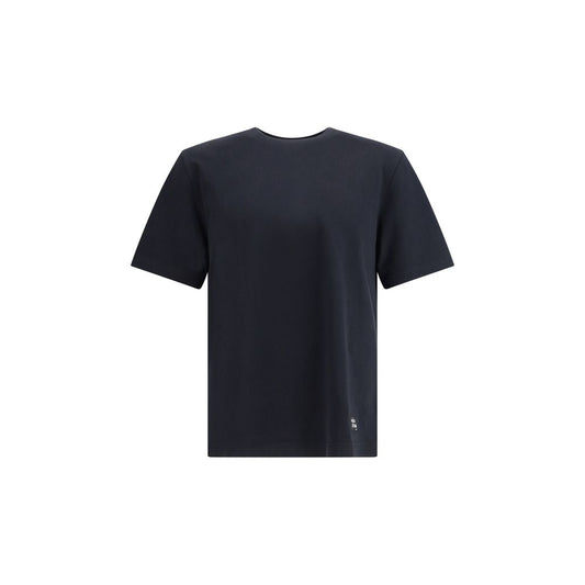 Maison Kitsuné Cotton T-Shirt with Logo Patch