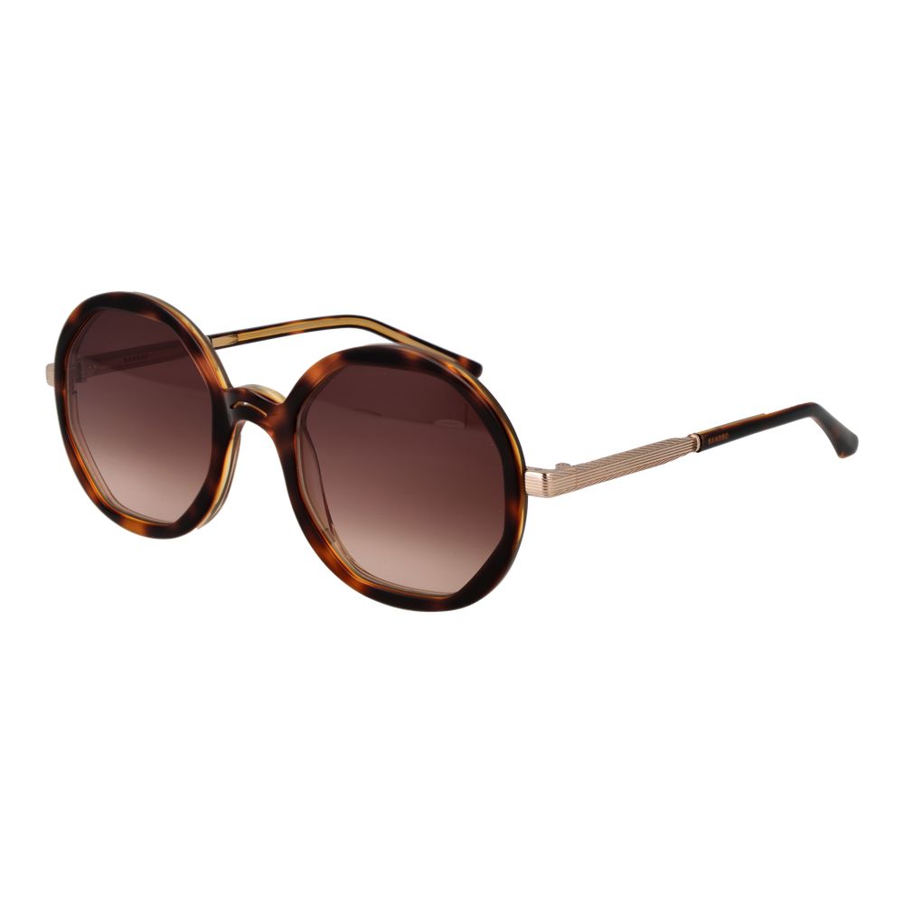 Sandro Brown Women’s Sunglasses – Square Frame, Brown Gradient Lenses