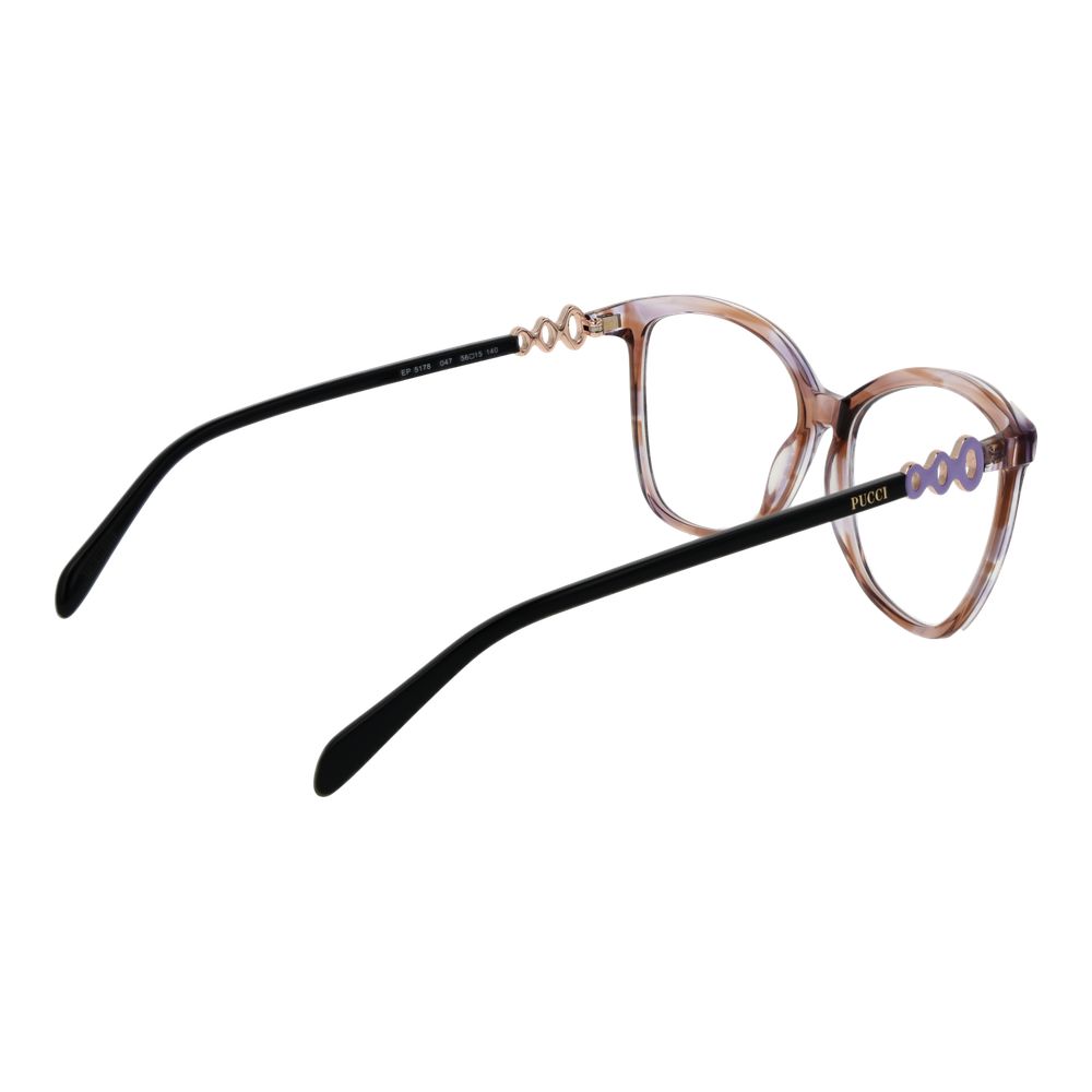 Emilio Pucci Women's Optical Frames – Brown Butterfly Style