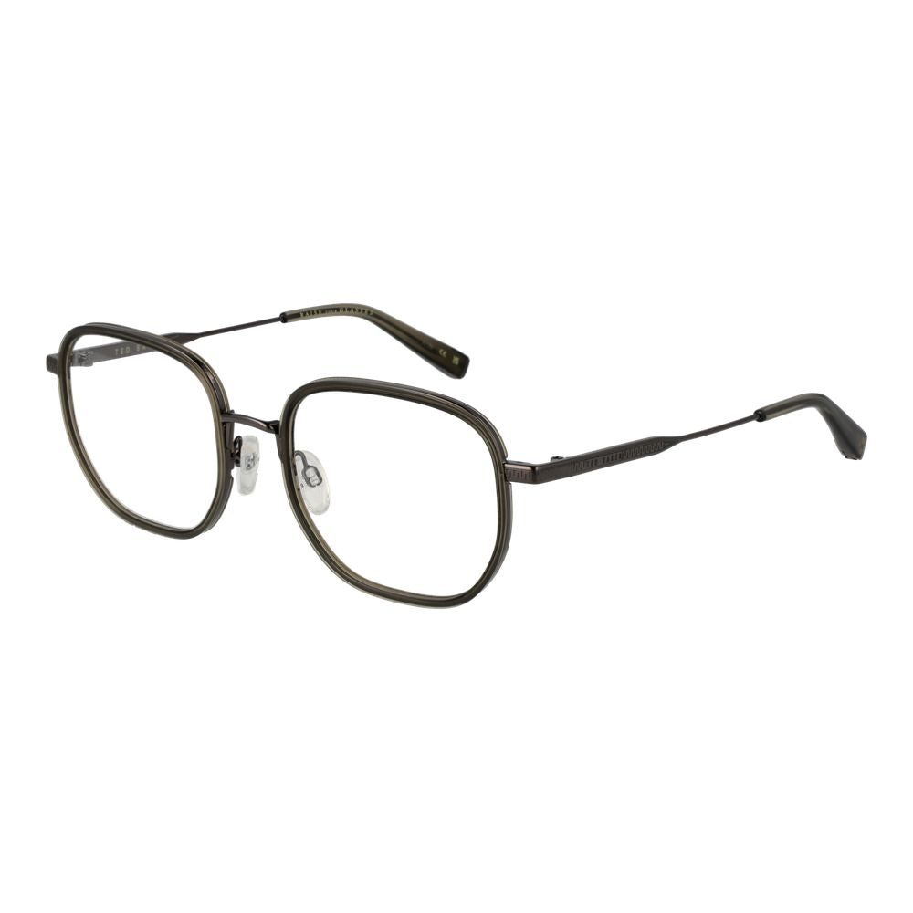 Ted Baker Men’s Optical Glasses – Grey Square Frame, 53mm