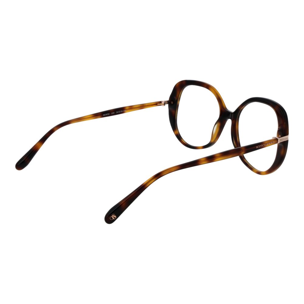 Scotch & Soda Women’s Optical Glasses – Brown Butterfly Frame, 54mm