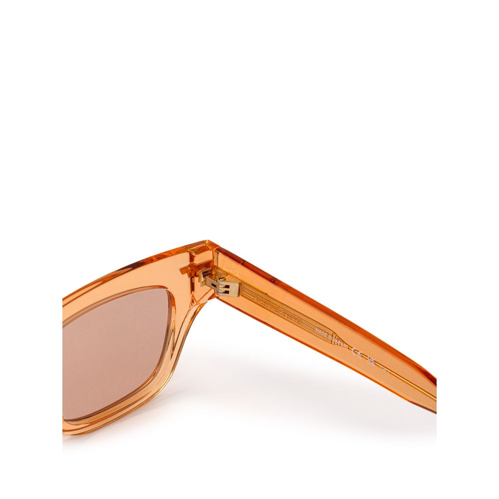 Bottega Veneta Women’s Sunglasses – Orange Acetate Frame, Orange Lenses