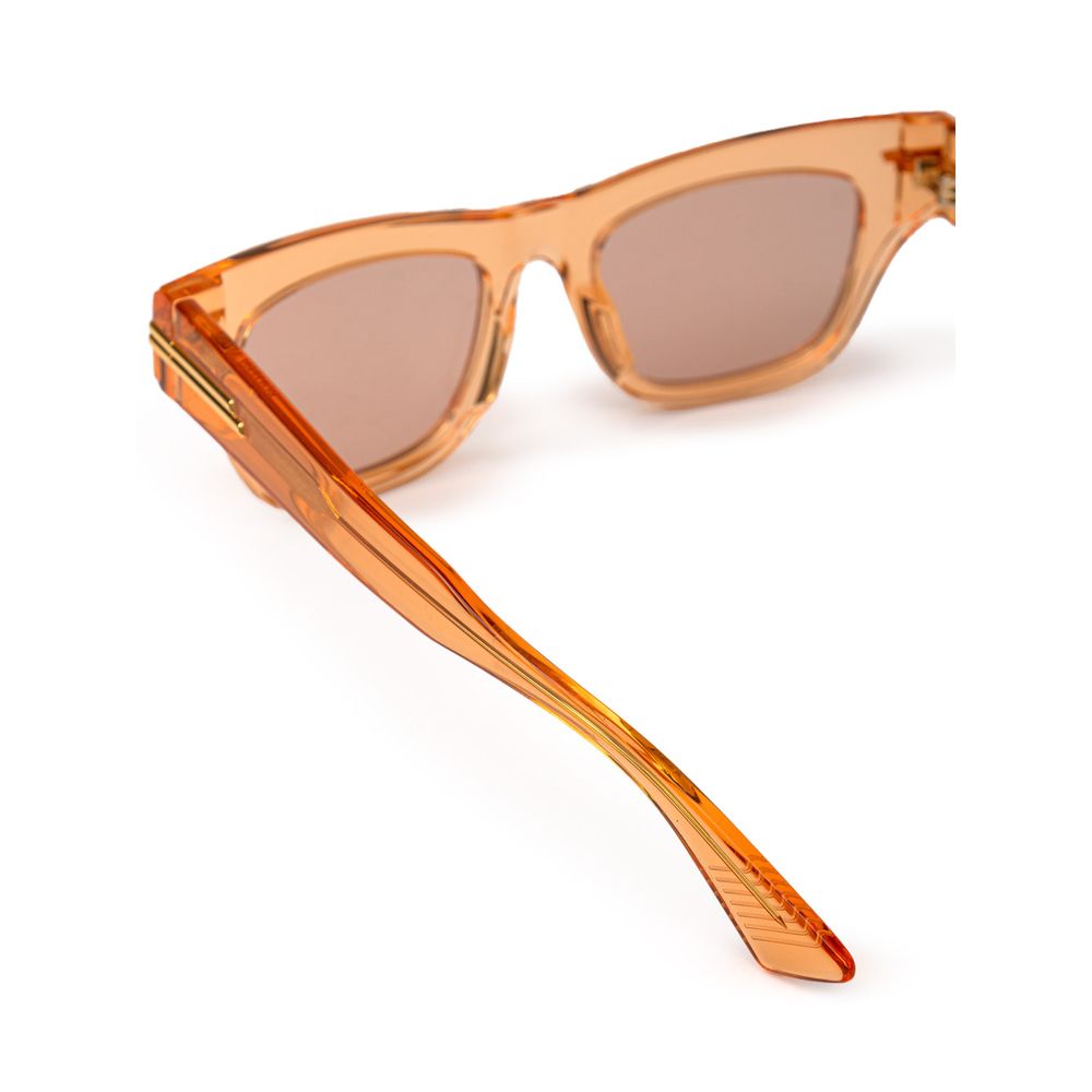 Bottega Veneta Women’s Sunglasses – Orange Acetate Frame, Orange Lenses