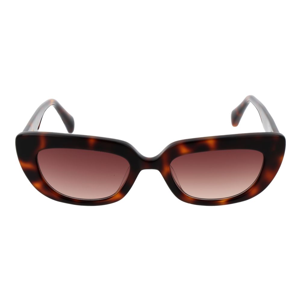 Maje Women's Sunglasses – Brown Cat Eye Frame, Brown Lenses