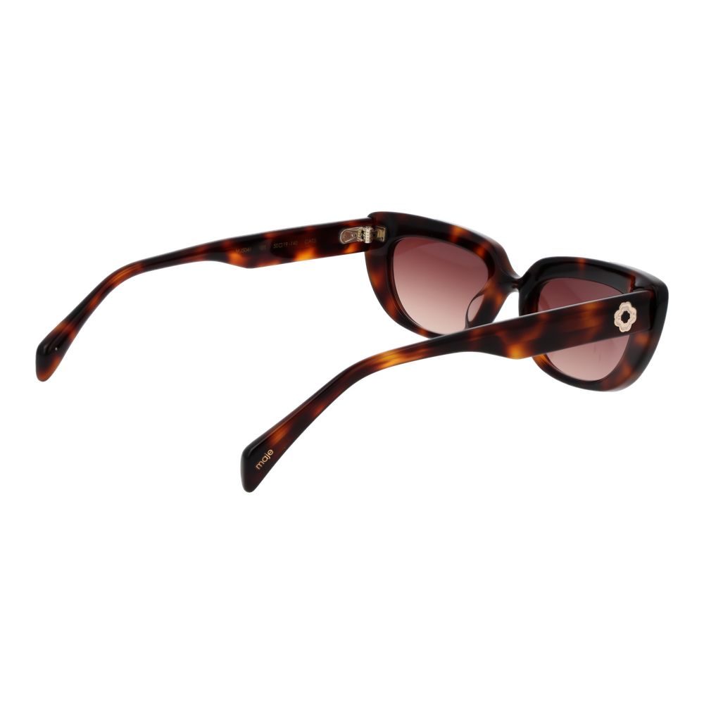 Maje Women's Sunglasses – Brown Cat Eye Frame, Brown Lenses