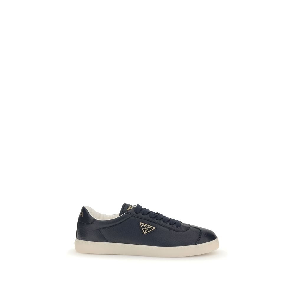 Prada Leather Sneakers - Contemporary Elegance Meets Comfort