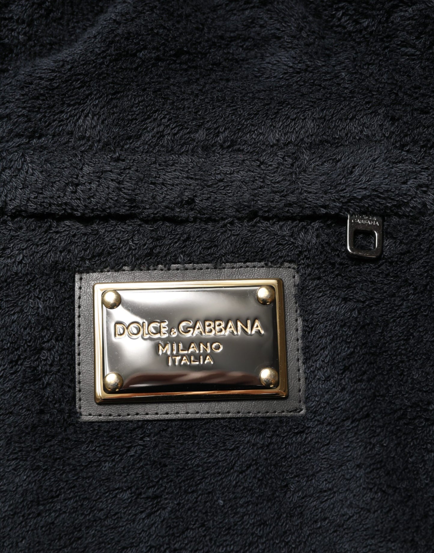 Dolce & Gabbana Black Cotton Logo Men Jogger Sweatpants