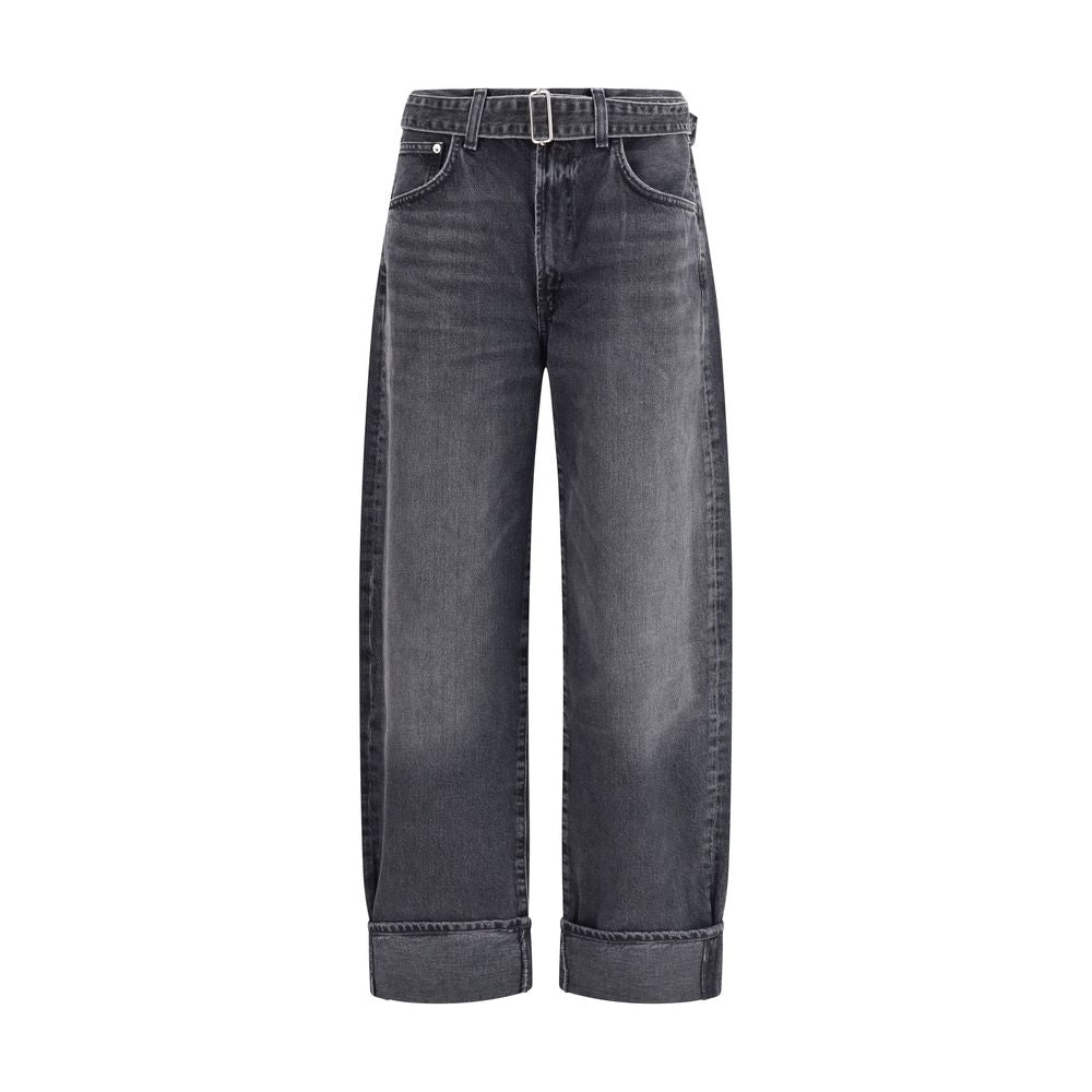 Agolde Cuffed Taper Wide Jeans