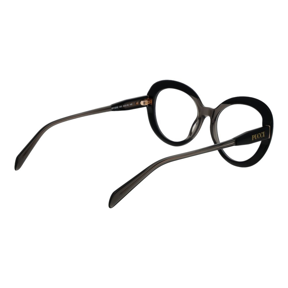 Emilio Pucci Women’s Optical Frames – Black Full-Rim Style