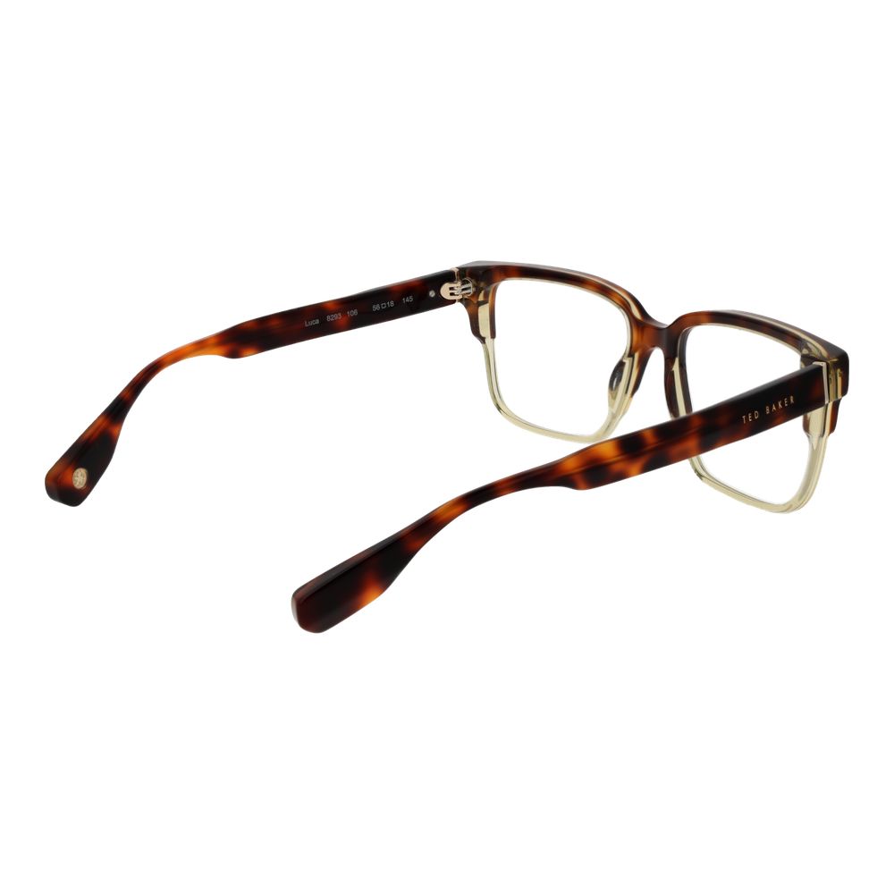 Ted Baker Men's Optical Frames – Brown Square Design, 56mm