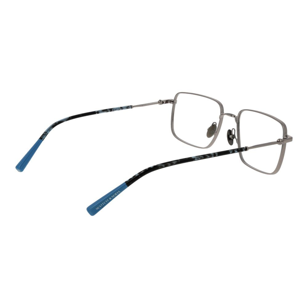 Scotch & Soda Men’s Optical Frames – Silver Full-Rim Design