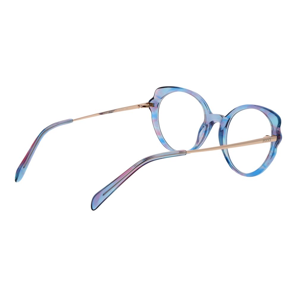 Emilio Pucci Women's Optical Frames – Blue Full-Rim Design