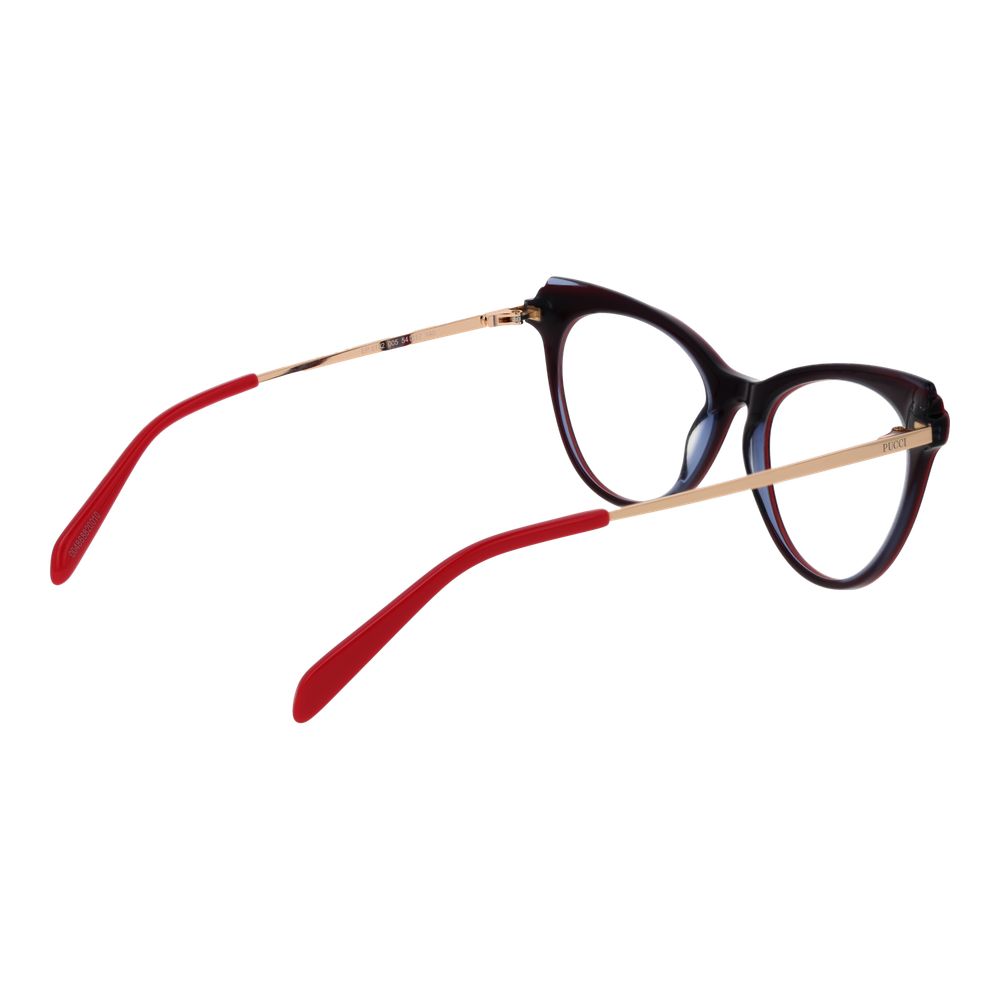 Emilio Pucci Women’s Optical Frames – Black Cat Eye Style
