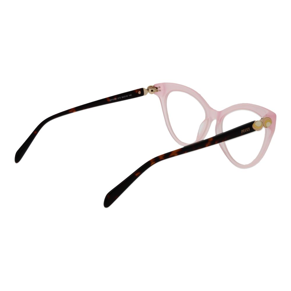 Emilio Pucci Women’s Optical Frames – Pink Cat Eye Design