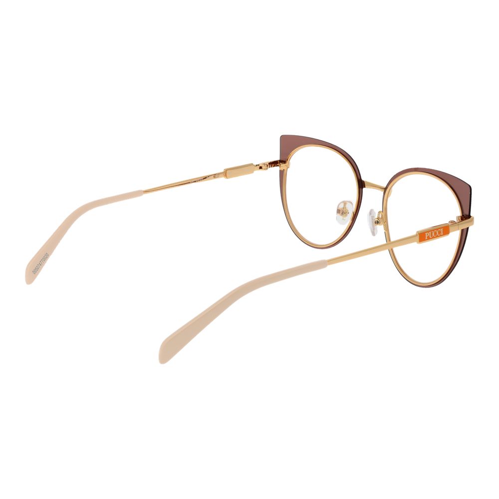 Emilio Pucci Women’s Optical Glasses – Brown Butterfly Frame