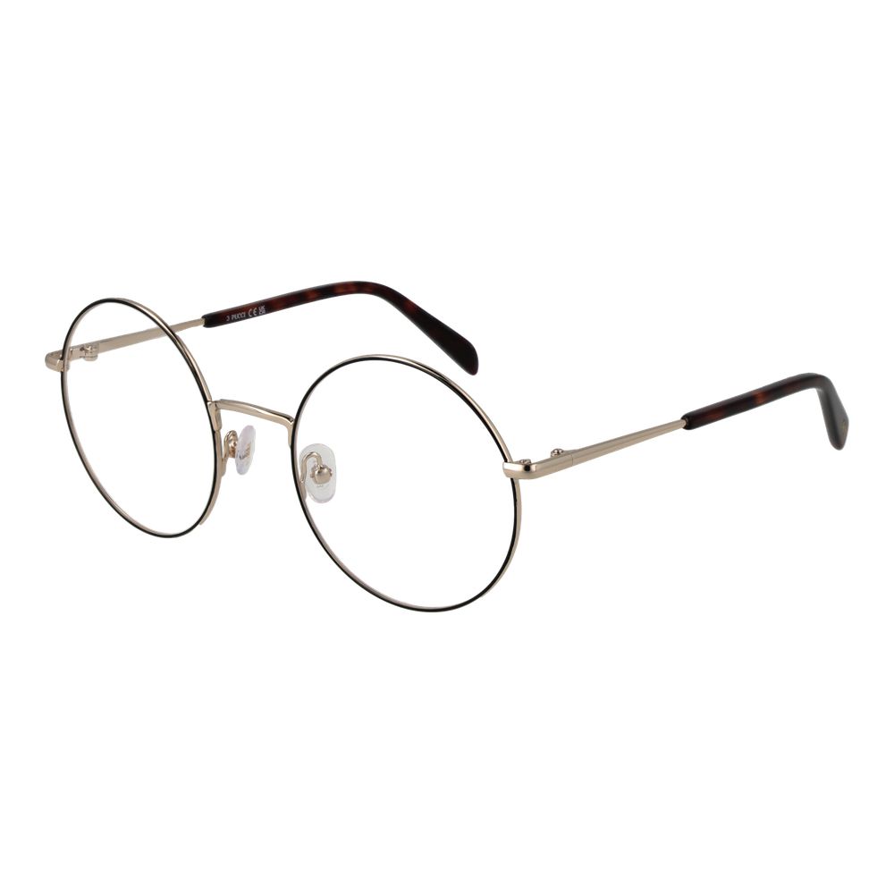 Emilio Pucci Women’s Optical Glasses – Black Round Frame, 53mm