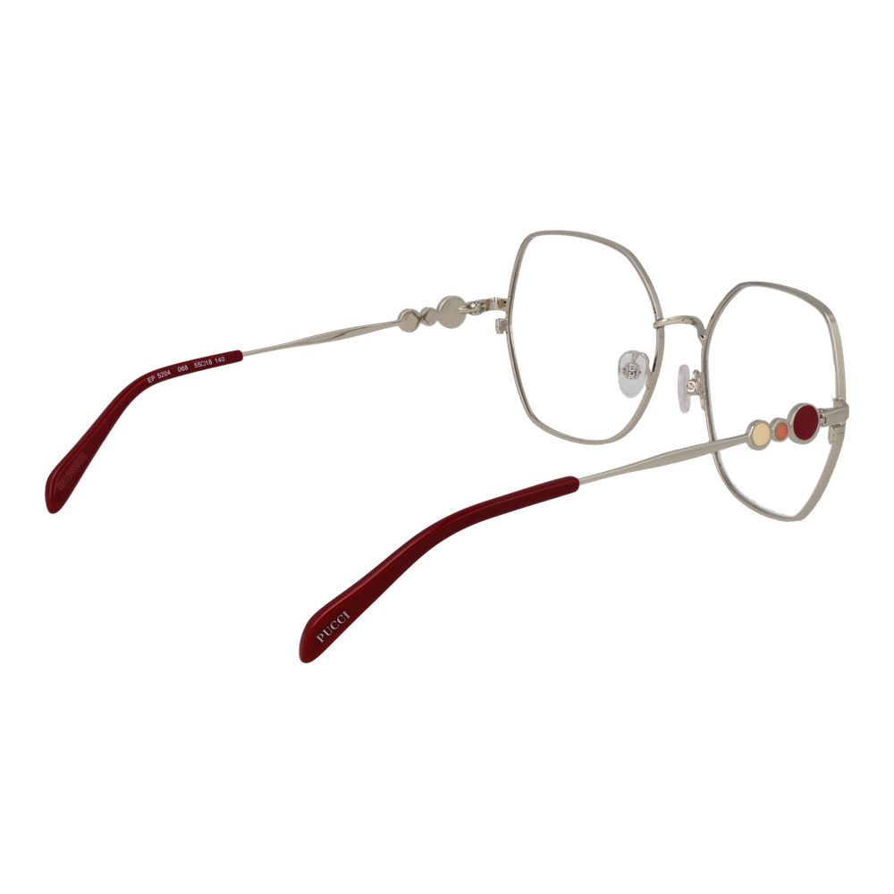 Emilio Pucci Women’s Optical Frames – Red Rectangle Design