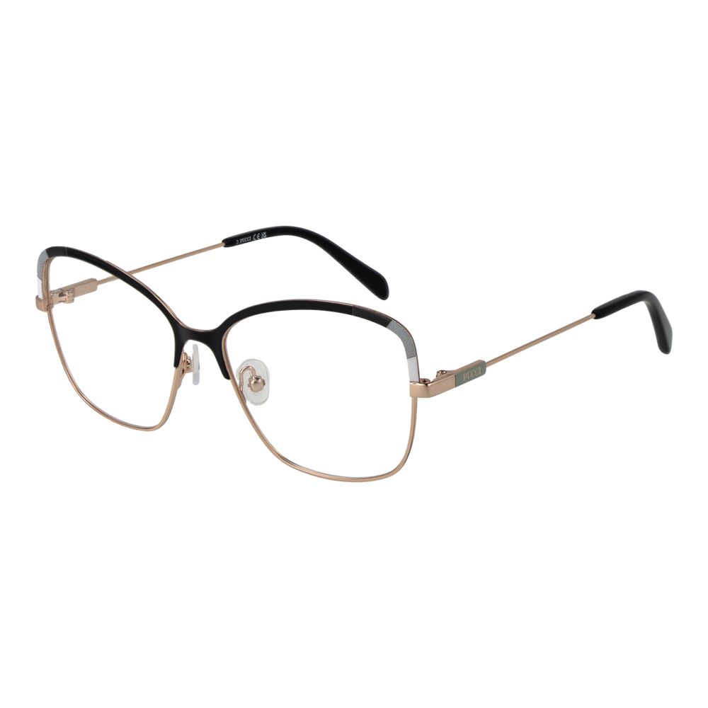 Emilio Pucci Women’s Optical Glasses – Black Butterfly Frame