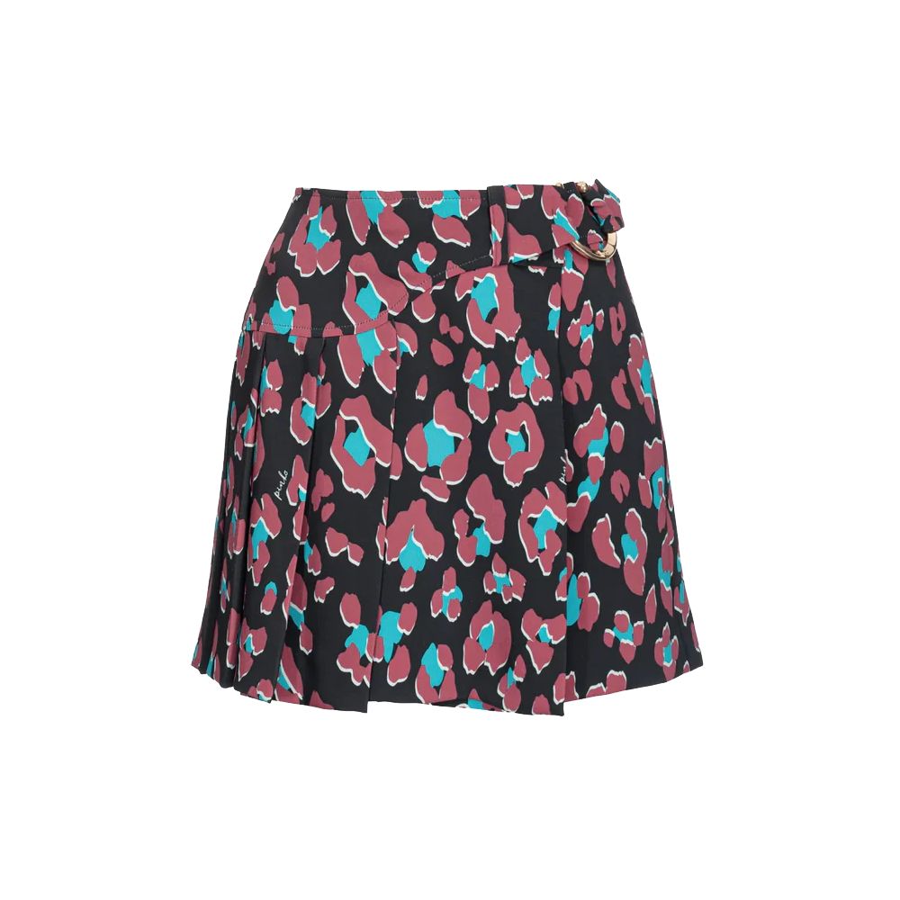 PINKO Garo Leopard Print Mini Skirt