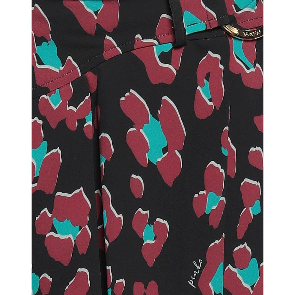 PINKO Garo Leopard Print Mini Skirt