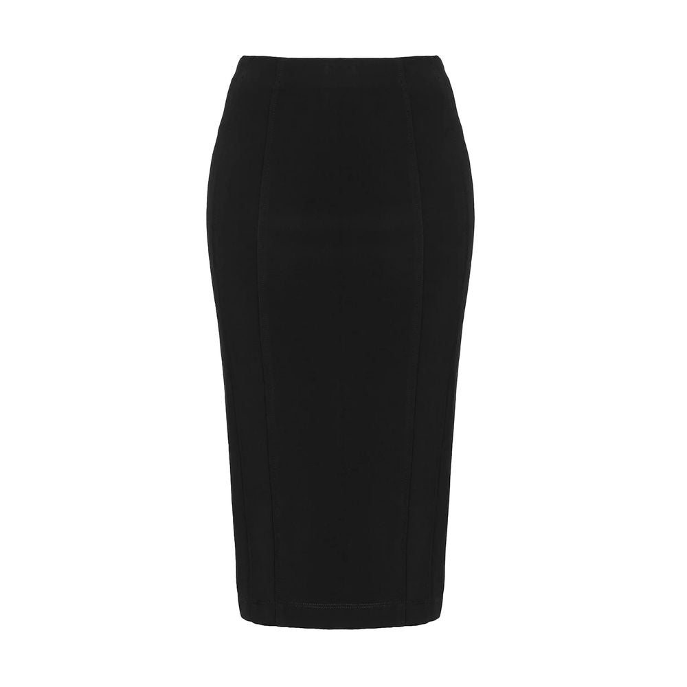 PINKO Black Pencil Jeeg Skirt