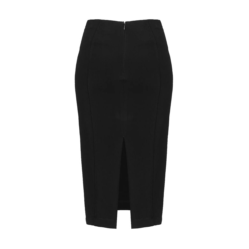 PINKO Black Pencil Jeeg Skirt