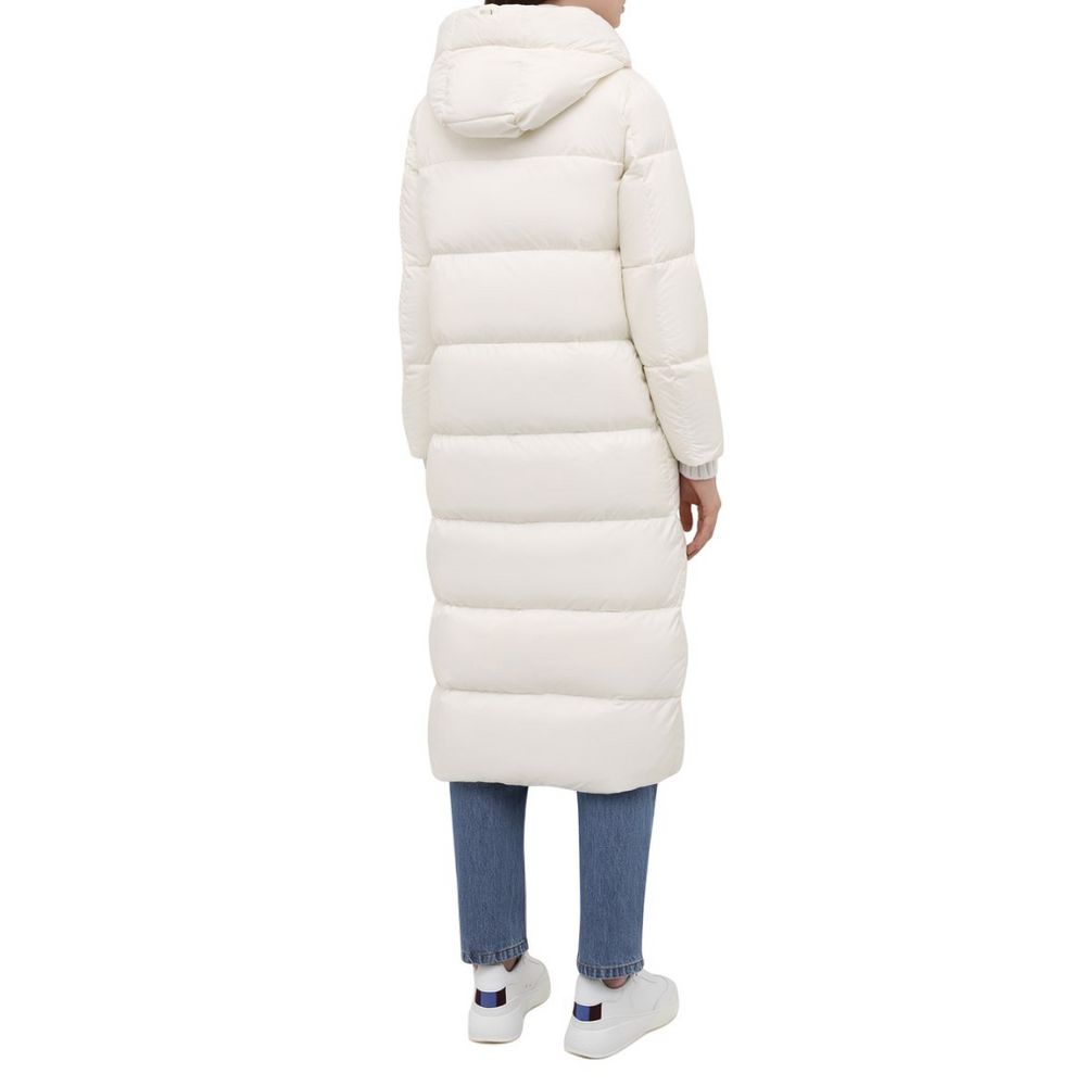 Herno White Maxi Puffer Coat for Women