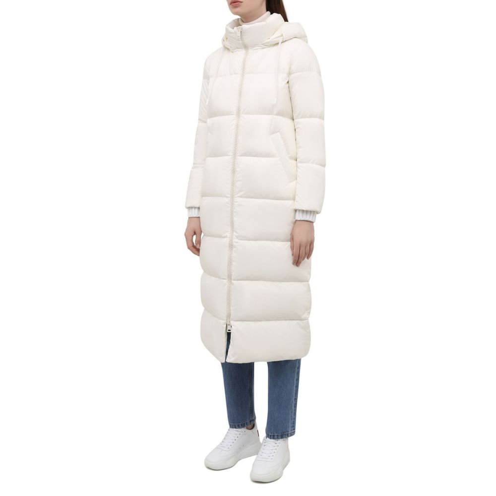 Herno White Maxi Puffer Coat for Women