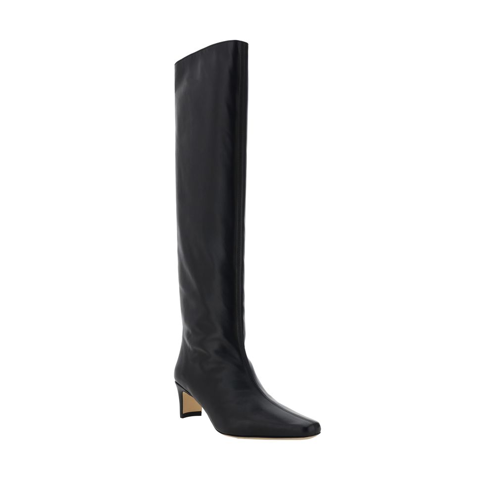 Staud Wally Boots - Elegant Leather Slip-On Footwear