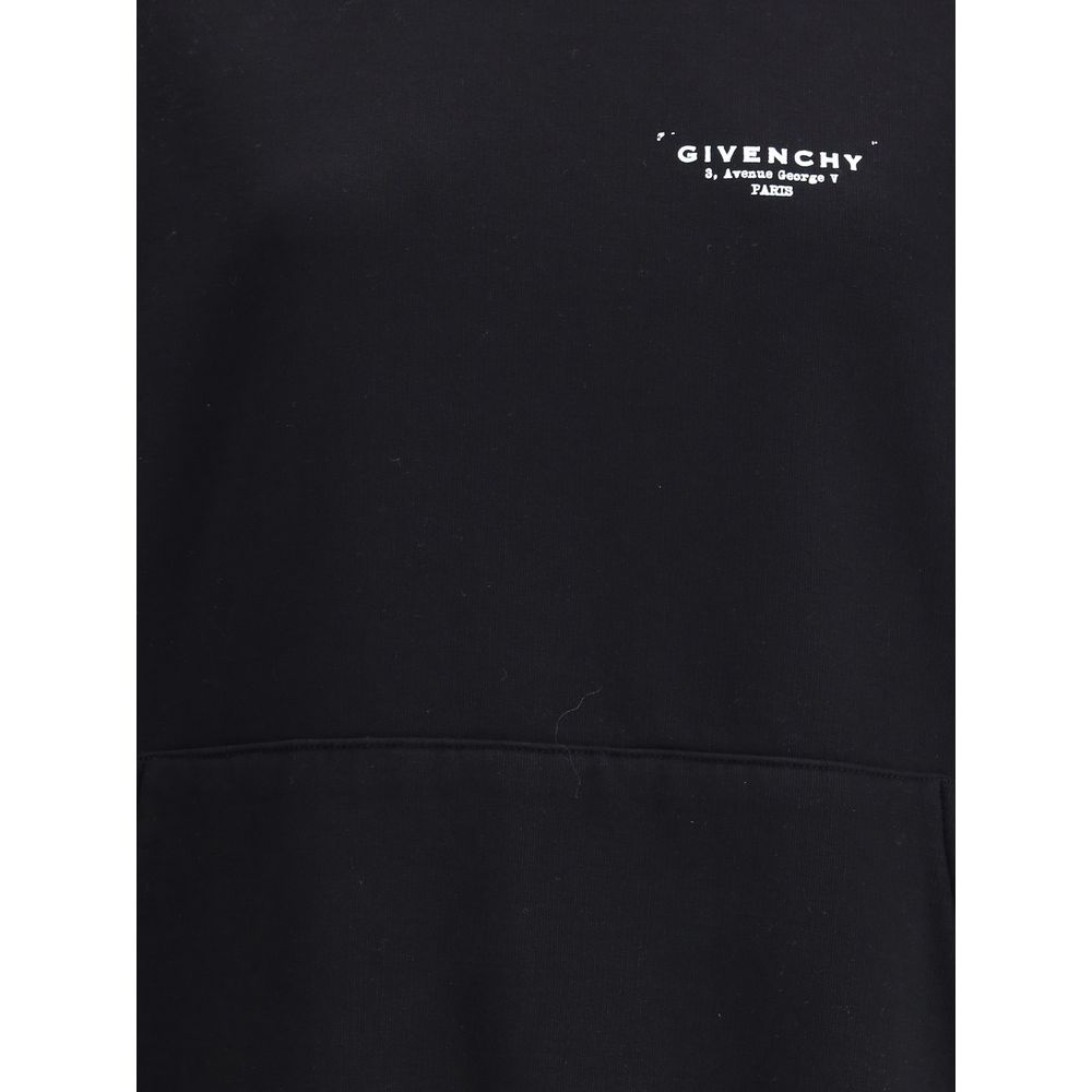 Givenchy Black Cotton Hoodie