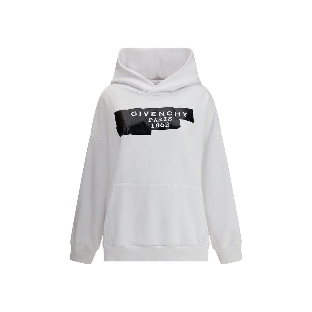Givenchy Gauzy Fabric Hoodie with Givenchy Tape