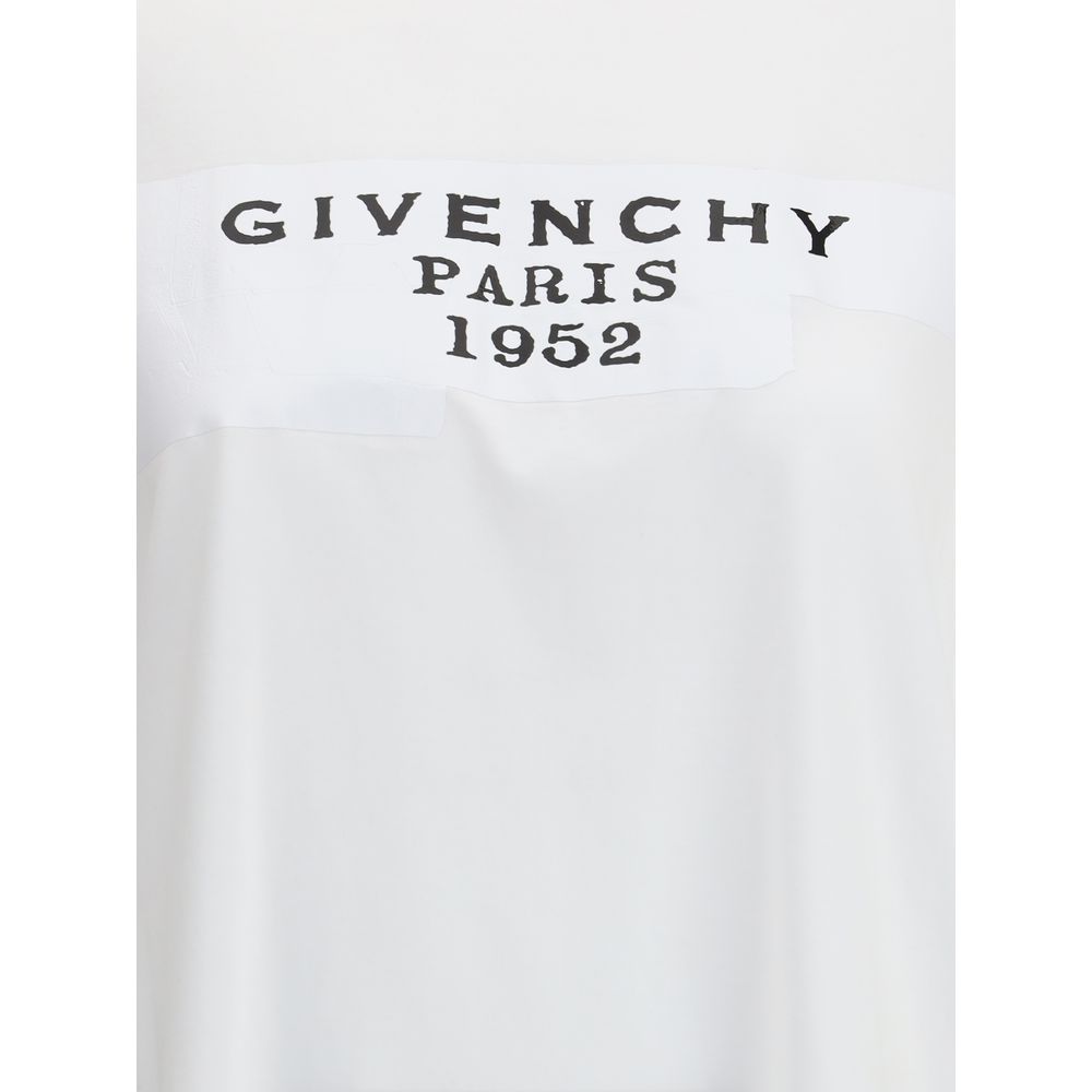 Givenchy Boxy Cotton T-shirt with Givenchy Tape Print