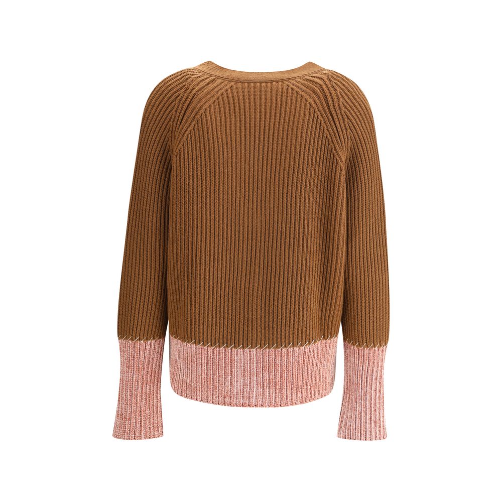 Marni Bi Color Cardigan in Viscose