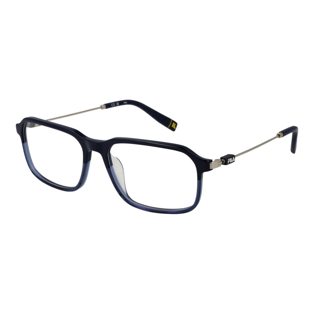 Fila Blue Men's Optical Frames – Rectangle Full-Rim, 55mm