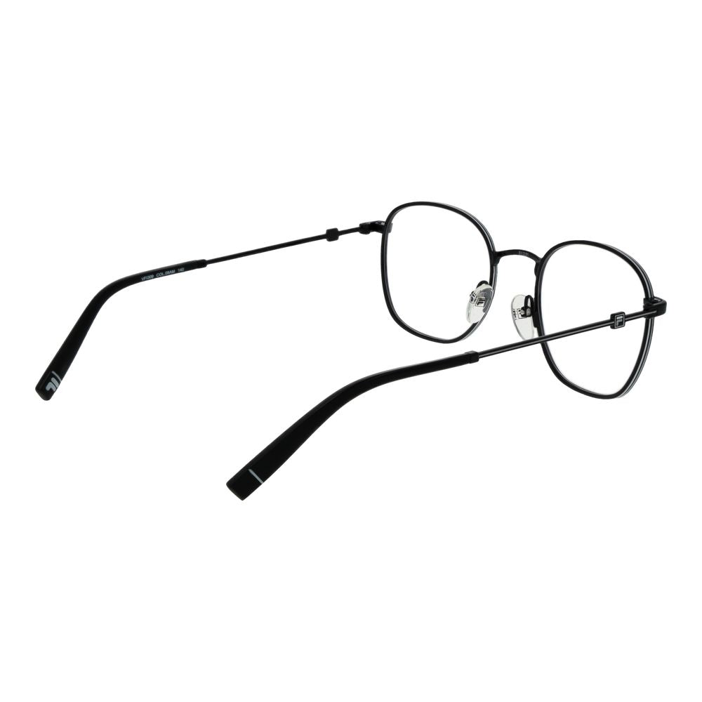 Fila Black Unisex Optical Frames – Round Full-Rim Design