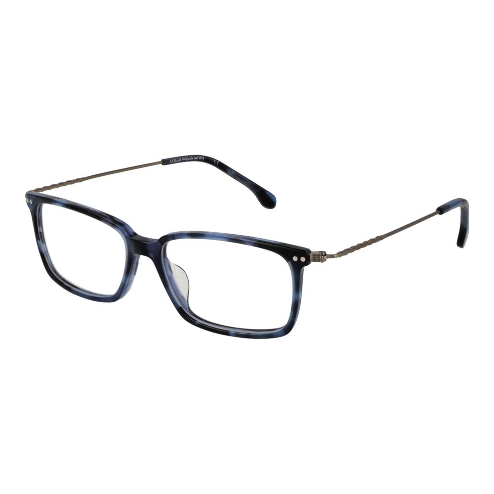 Lozza Blue Men's Optical Frames – Rectangle Full-Rim Design