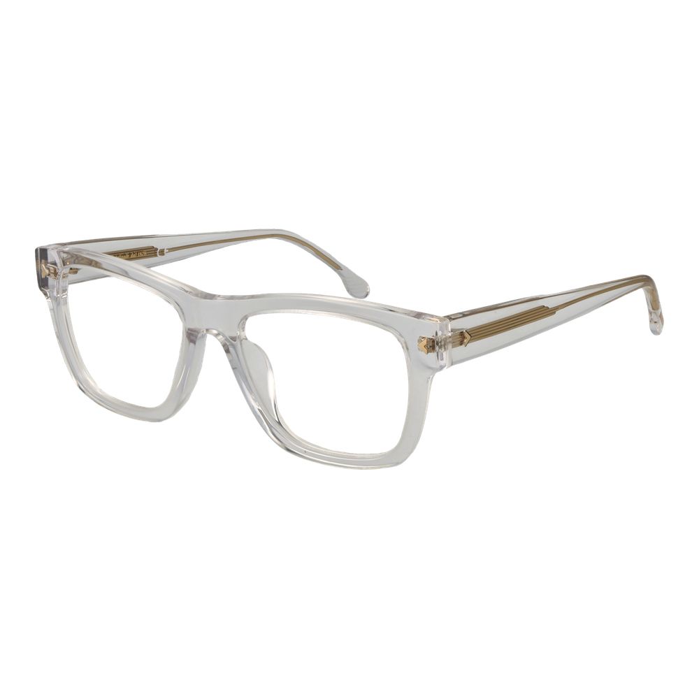 Lozza Transparent Men’s Optical Frames – Square Full-Rim Design