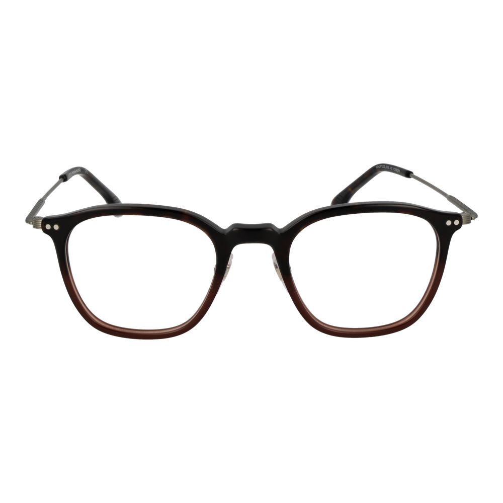Lozza Brown Unisex Optical Frames – Square Full-Rim Design