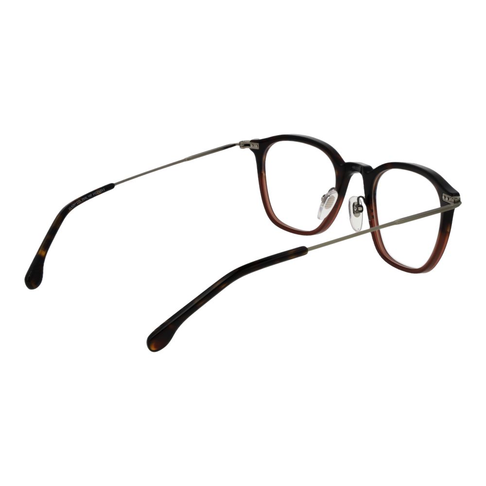 Lozza Brown Unisex Optical Frames – Square Full-Rim Design