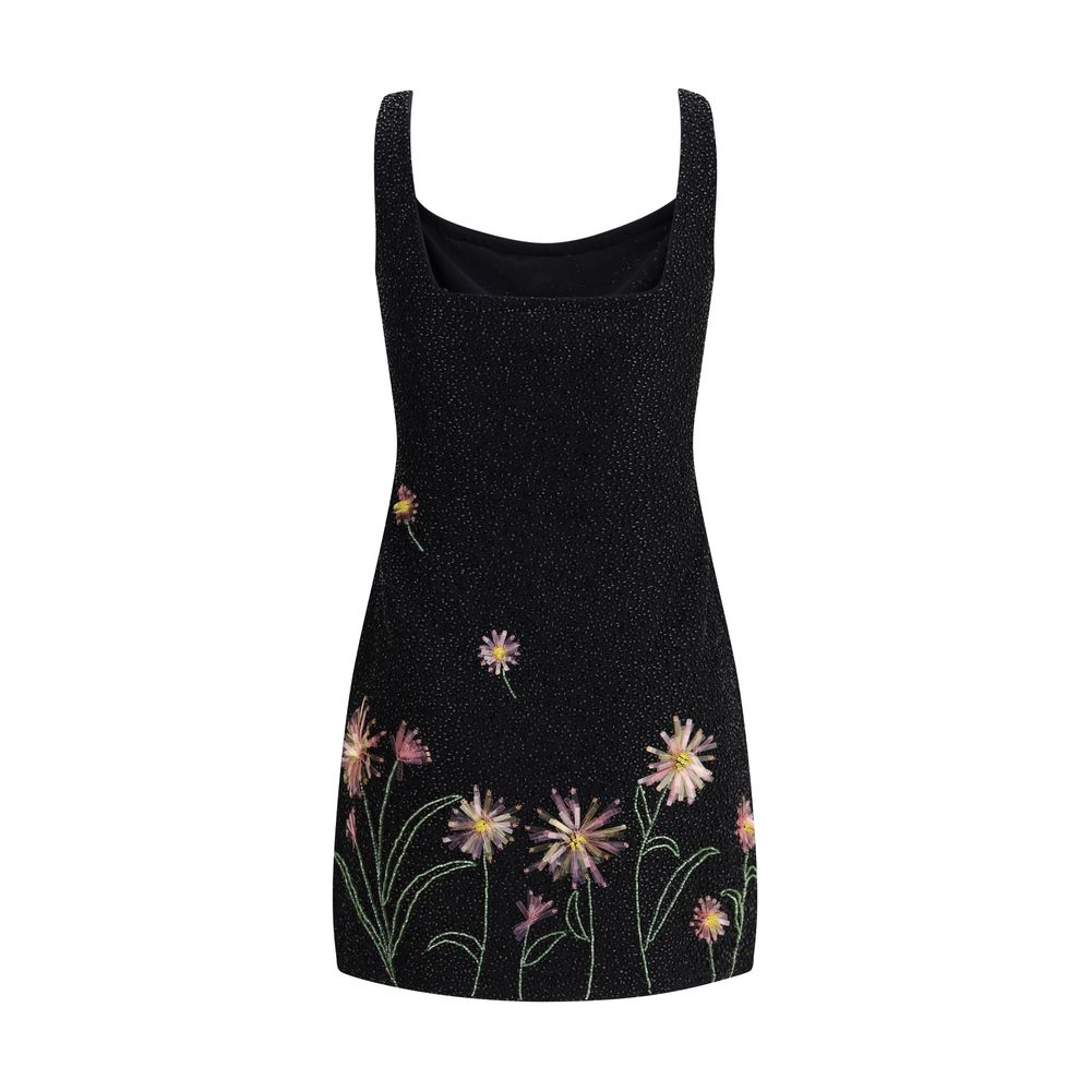 Staud Le Sable Sequin-Embellished Floral Mini Dress