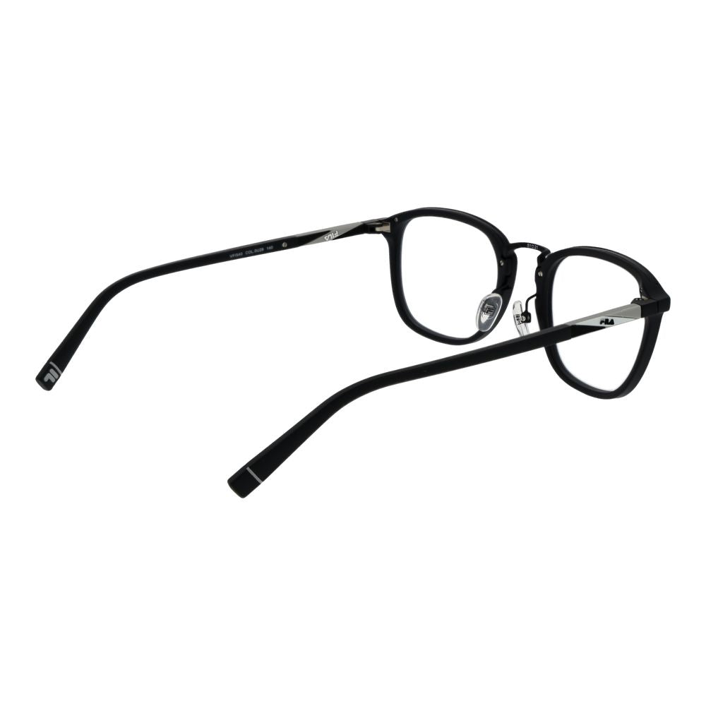 Fila Black Unisex Optical Frames – Square Full-Rim Design