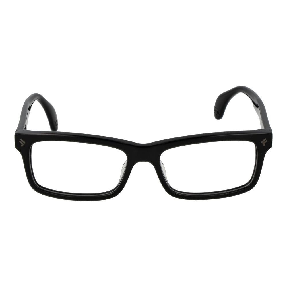 Lozza Black Men's Optical Frames – Full-Rim Rectangle Design