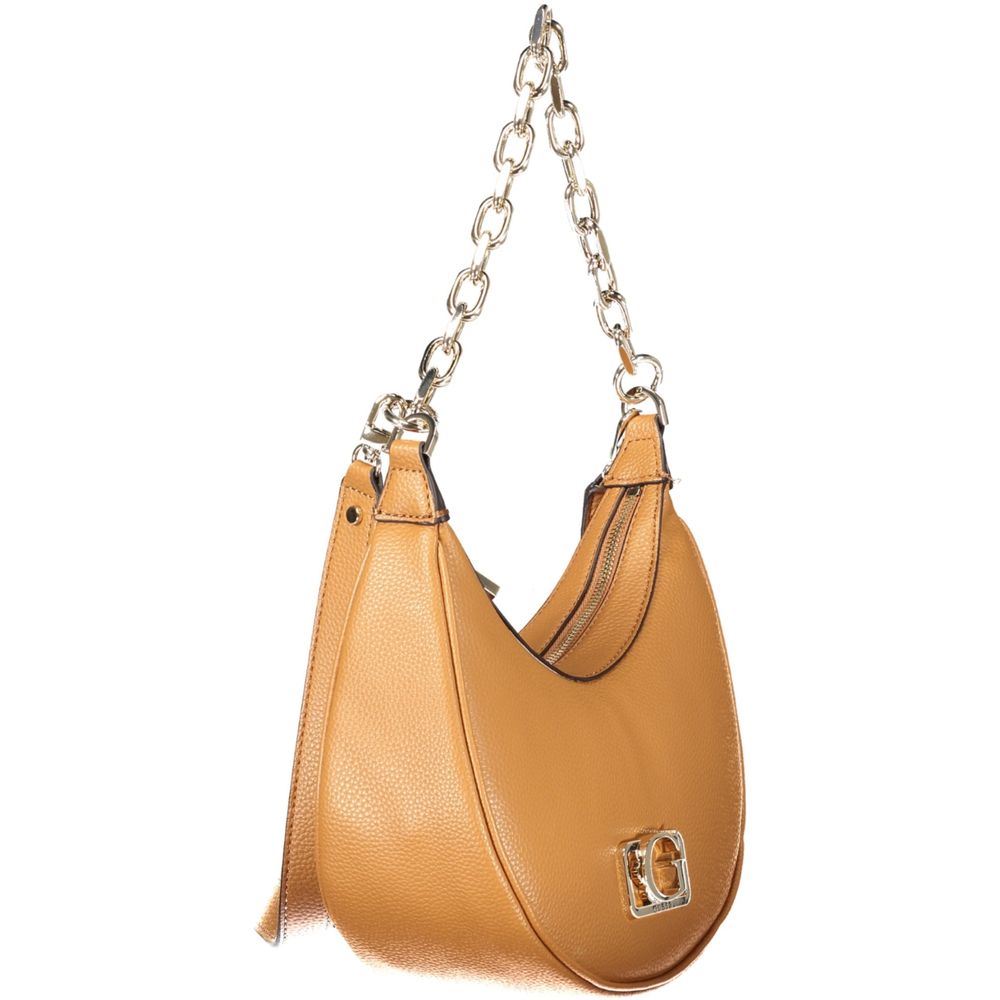 Guess Jeans Brown Polyethylene Handbag - Circe Bag