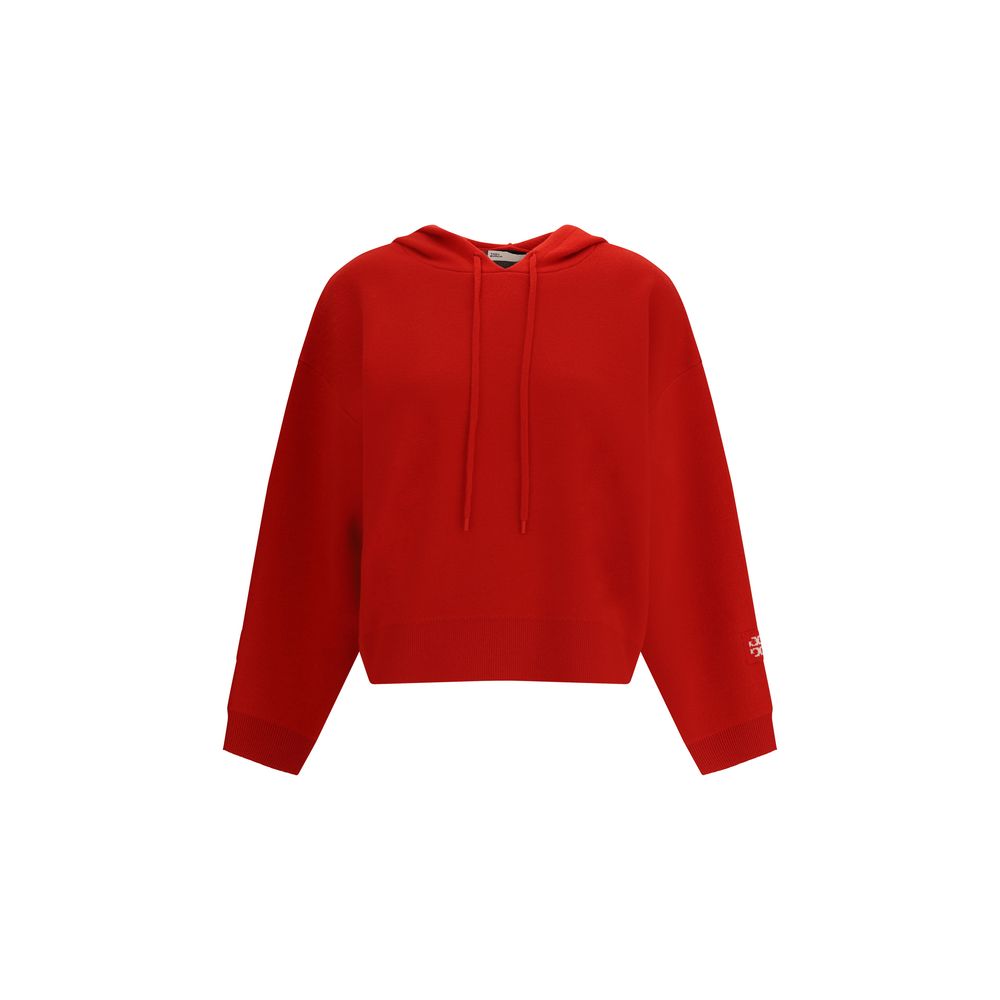 Tory Burch Cropped Wool Hoodie