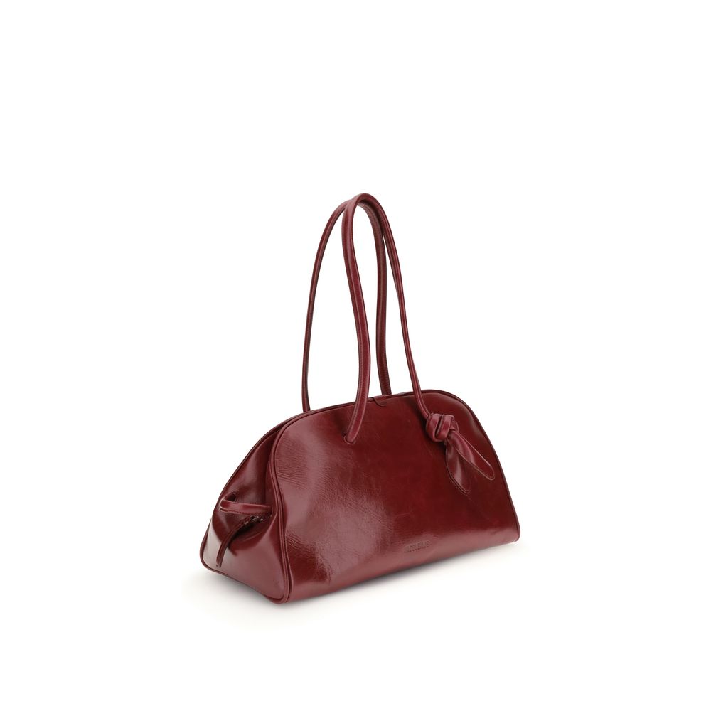 Jacquemus Bowling Bag - Glossy Leather with Vintage Finish