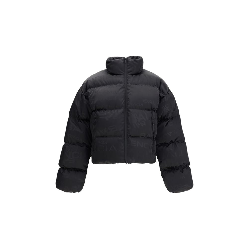 Balenciaga Black Cropped Puffer for Women