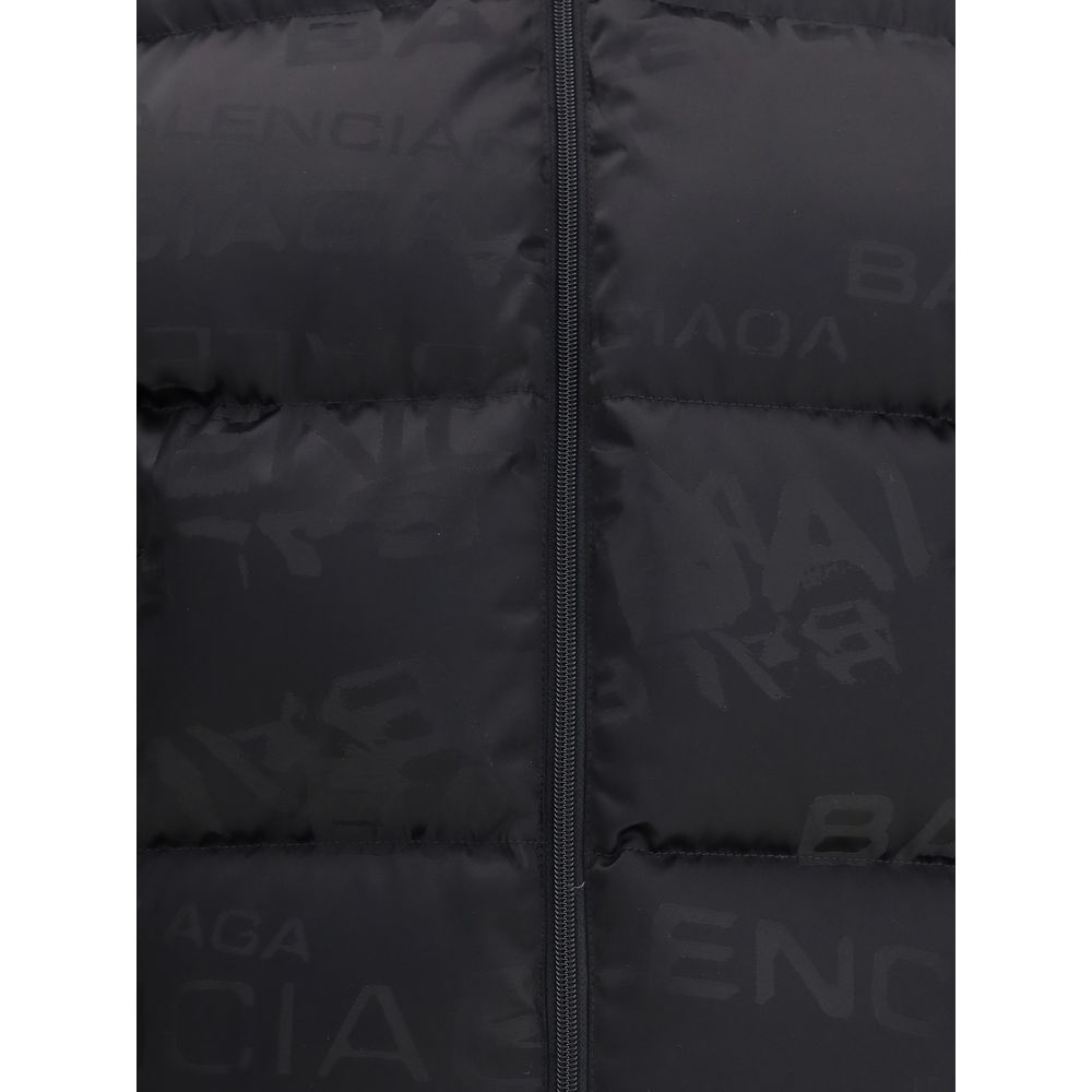 Balenciaga Black Cropped Puffer for Women