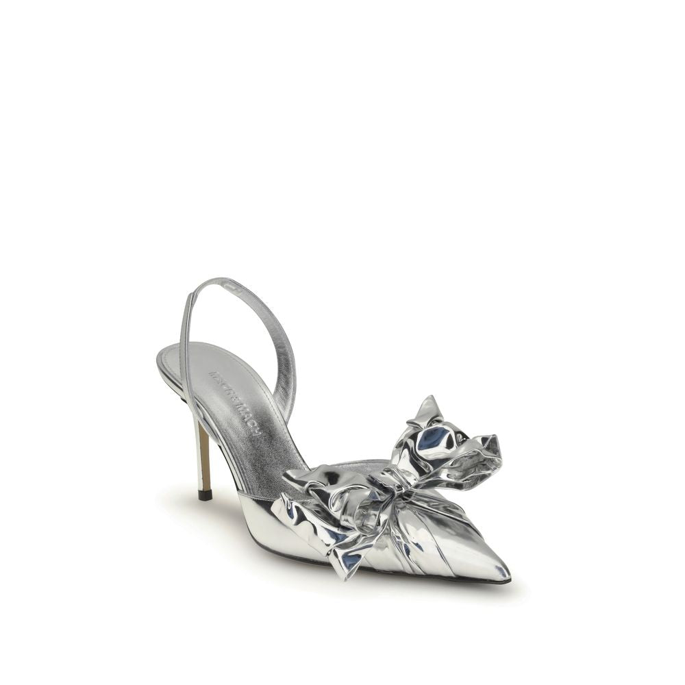 MACH & MACH "LE CADEAU" Wrapped Leather Slingbacks